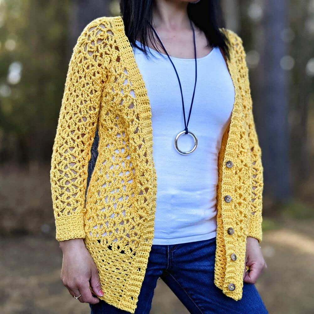Free Crochet Lace Cardigan Pattern- Addy Cardigan – FurlsCrochet