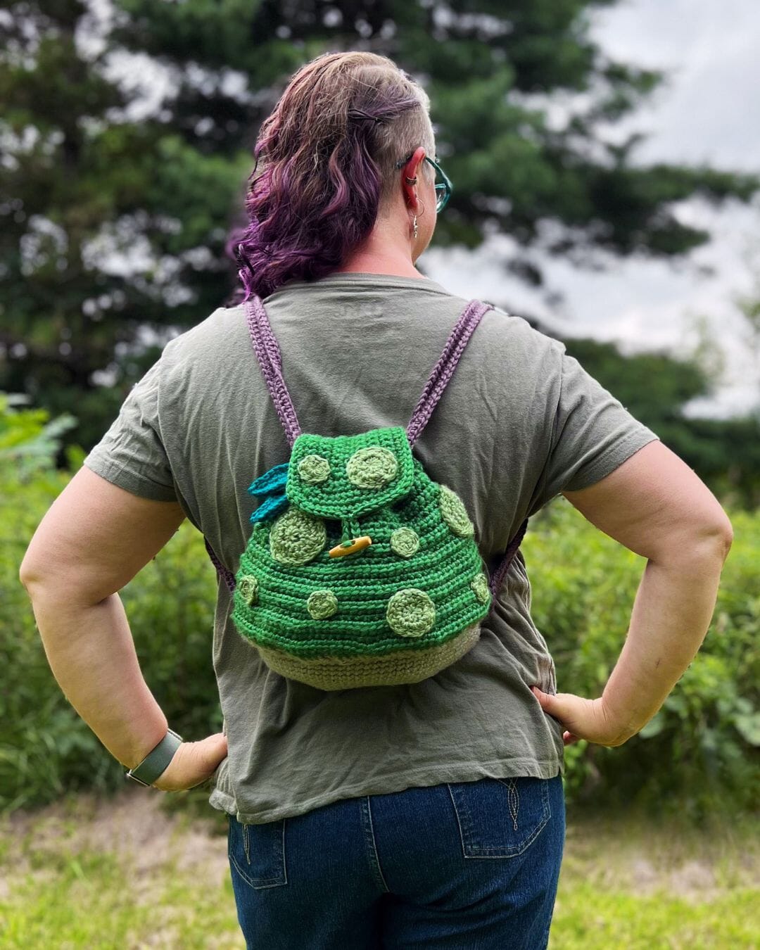 denim crochet and faux leather backpack MULTI PATCH Elevate your style with the Loungefly Denim Convertible Mini Backpack Made a string bag with