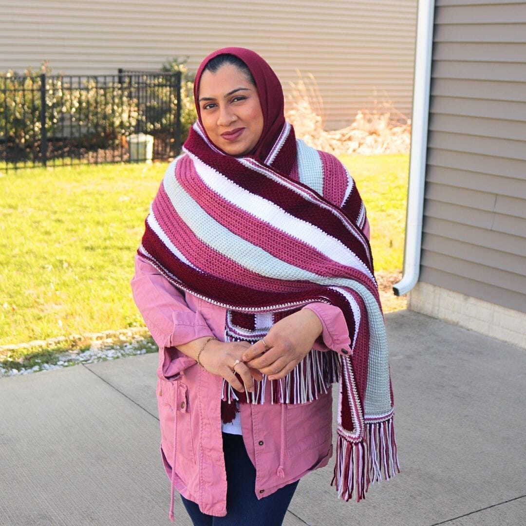 Free Crochet Pattern: Springtide Wander Wrap