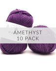 10 Pack Wander Acrylic Yarn Yarn FurlsCrochet Amethyst 