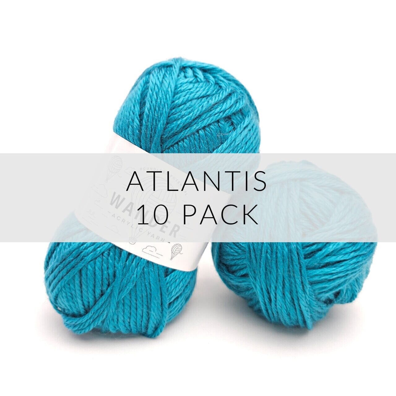 10 Pack Wander Acrylic Yarn Yarn FurlsCrochet Atlantis 