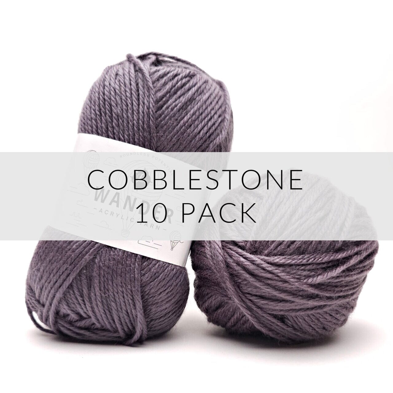 10 Pack Wander Acrylic Yarn Yarn FurlsCrochet Cobblestone