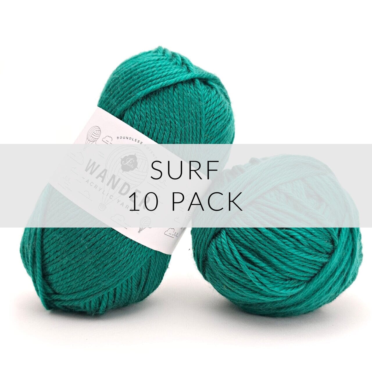 10 Pack Wander Acrylic Yarn Yarn FurlsCrochet Surf