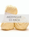 10 Pack Wander Acrylic Yarn Yarn FurlsCrochet Meringue 