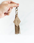 Darcy Leather Tassel Keychain Gift With Purchase FurlsCrochet