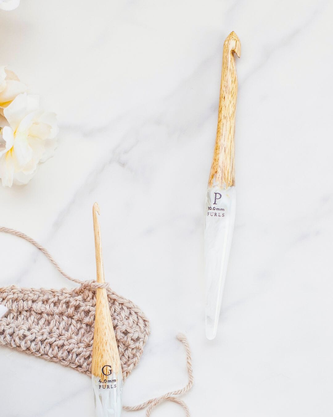 Streamline® Fusion Crochet Hook in Mango + White – FurlsCrochet