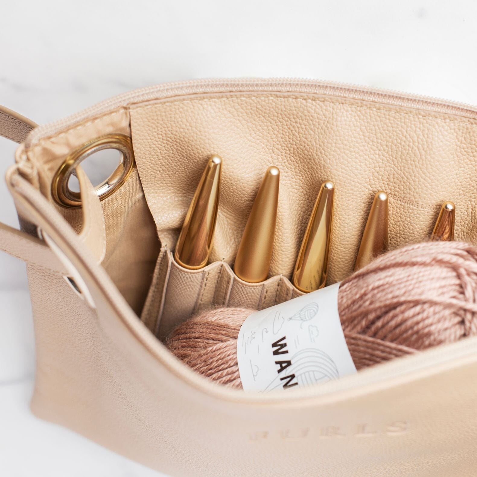 Blair Leather Hook Clutch | Furls Crochet – FurlsCrochet