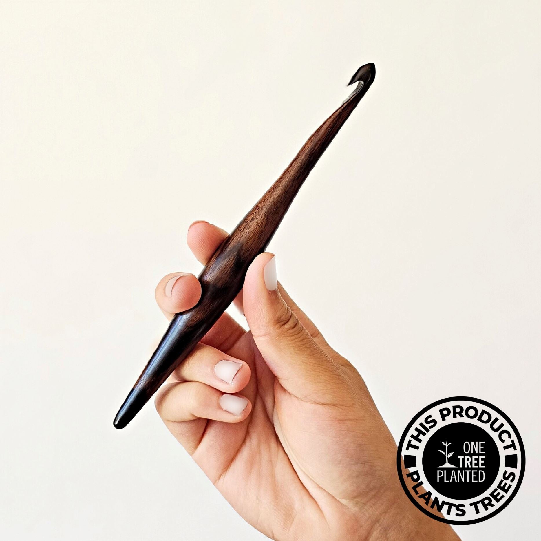 Ebony Streamline Wood Crochet Hooks