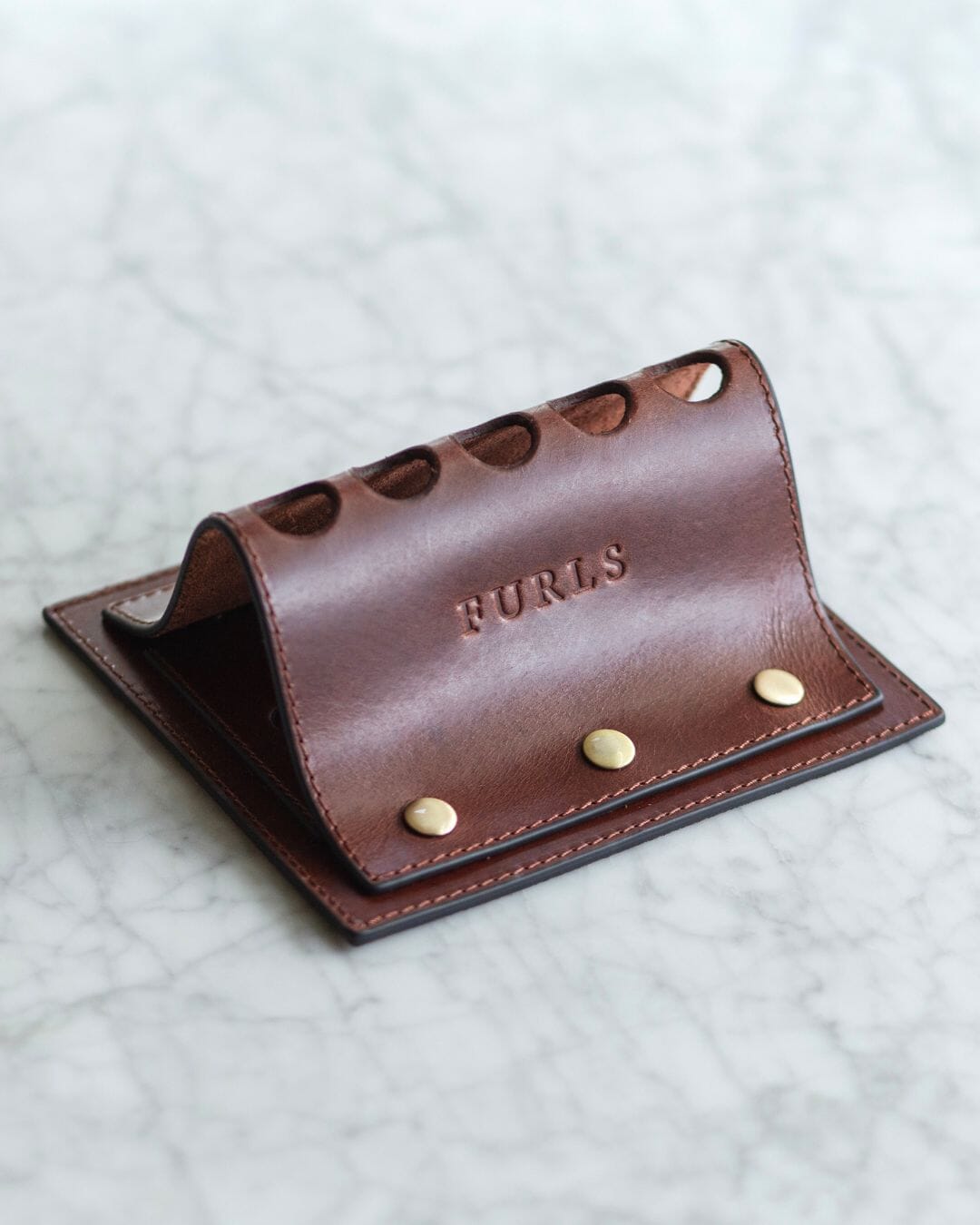 小物 ROCKSTEADY waxed lamb leather NULLUS Kinship Leather 5-Hook Stand – FurlsCrochet