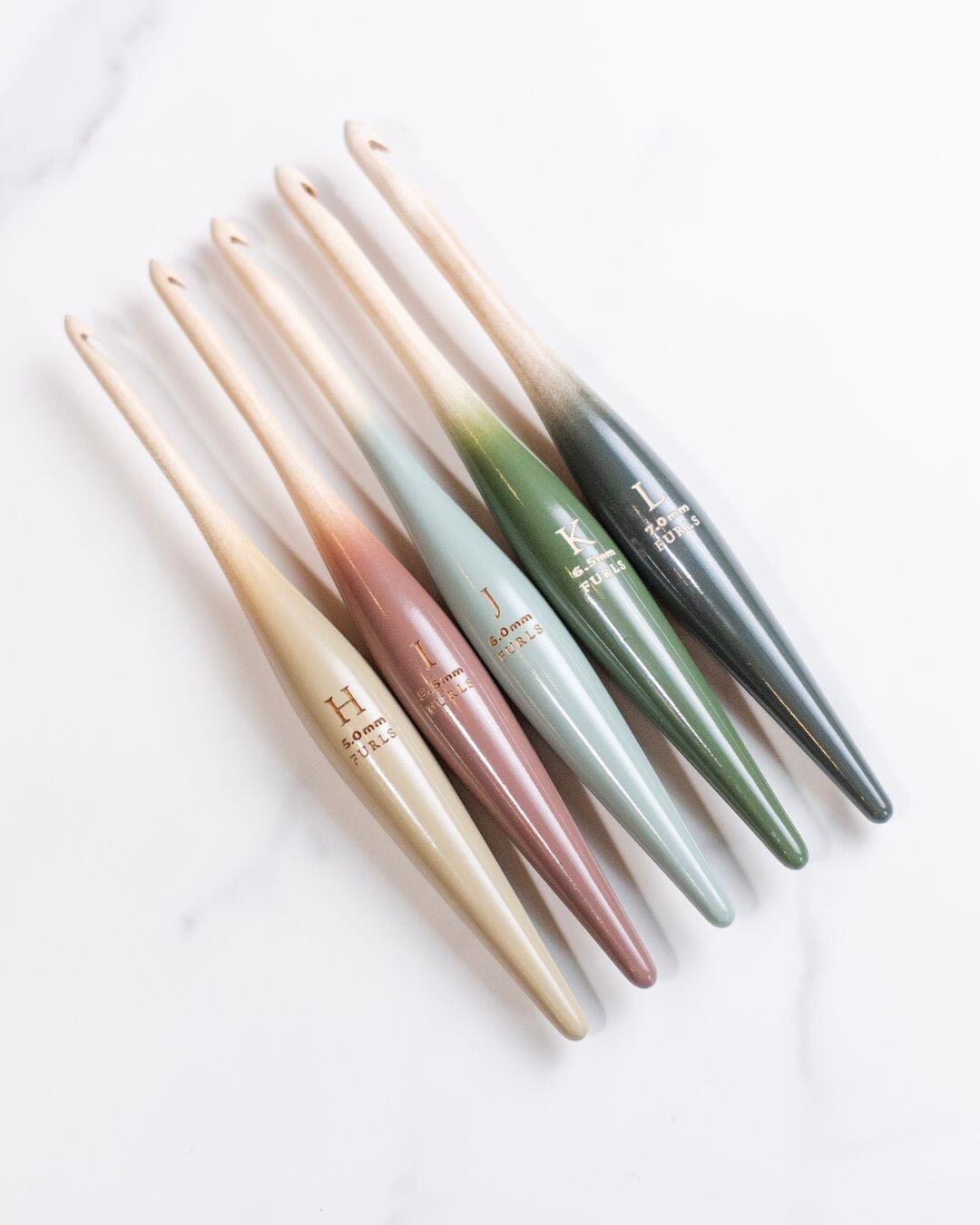 Maple Ombre Streamline Wood Crochet Hooks – FurlsCrochet