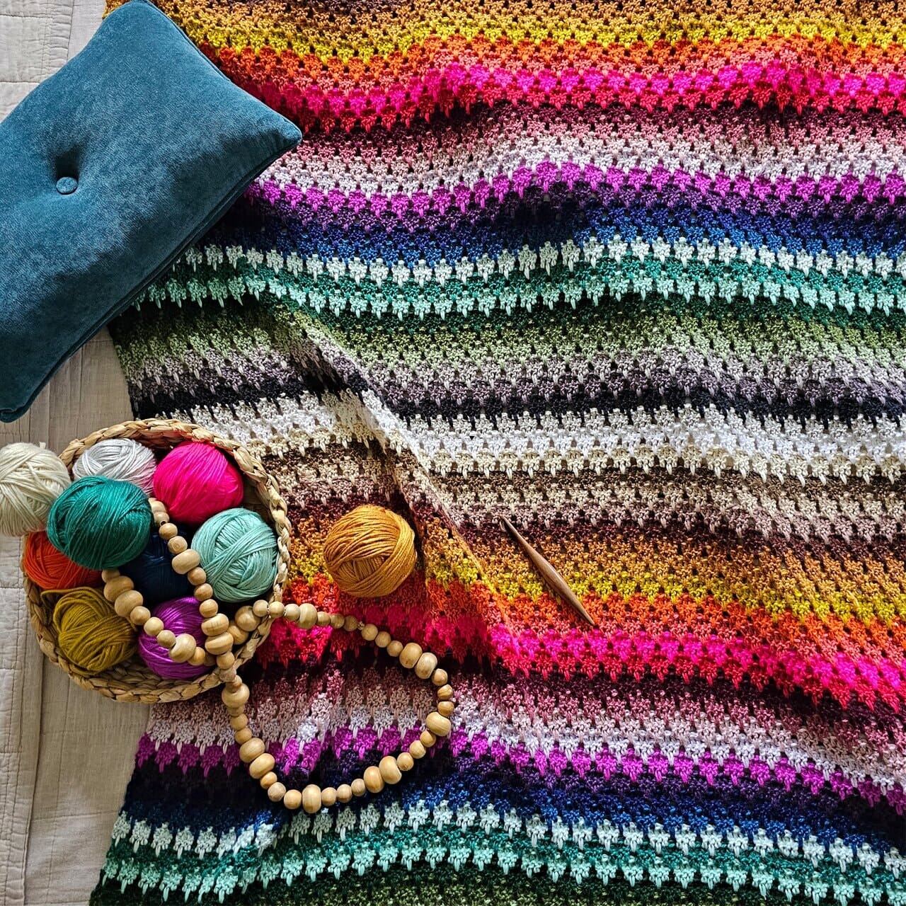 Middle Finger Blanket Wander Kit Wander Pattern Kit FurlsCrochet