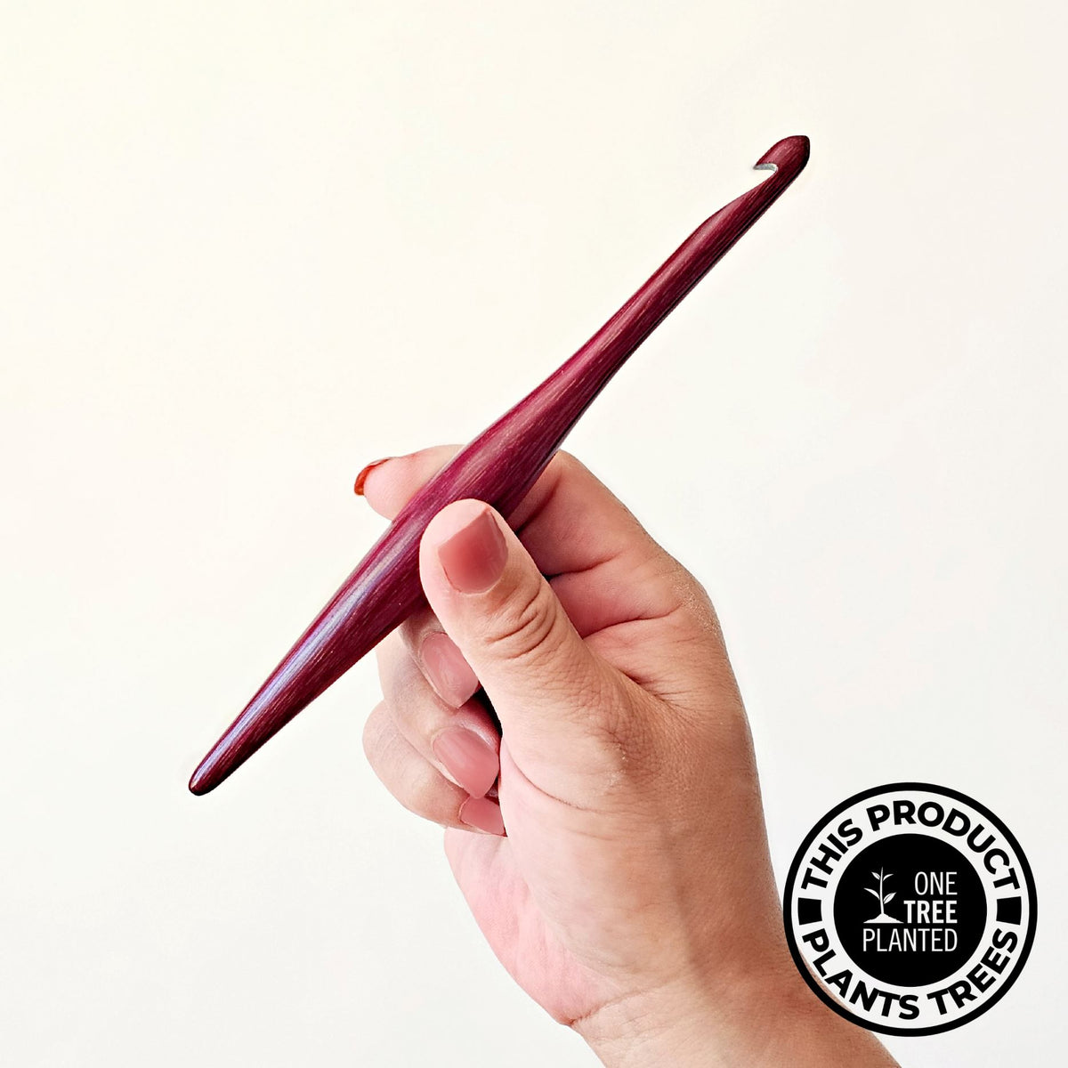 Purpleheart Streamline Wood Crochet Hooks – FurlsCrochet