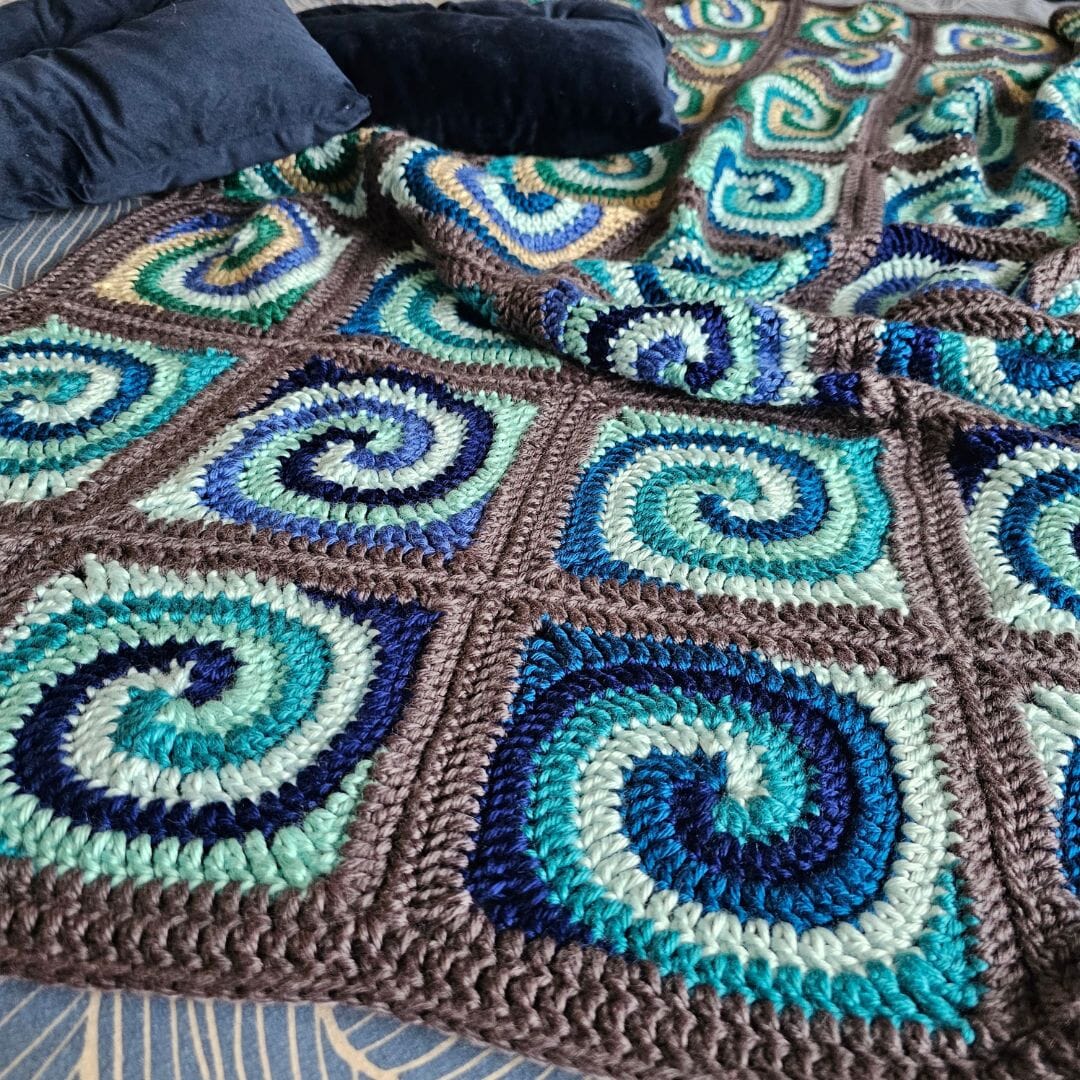 Spiraling Blocks Blanket Wander Kit