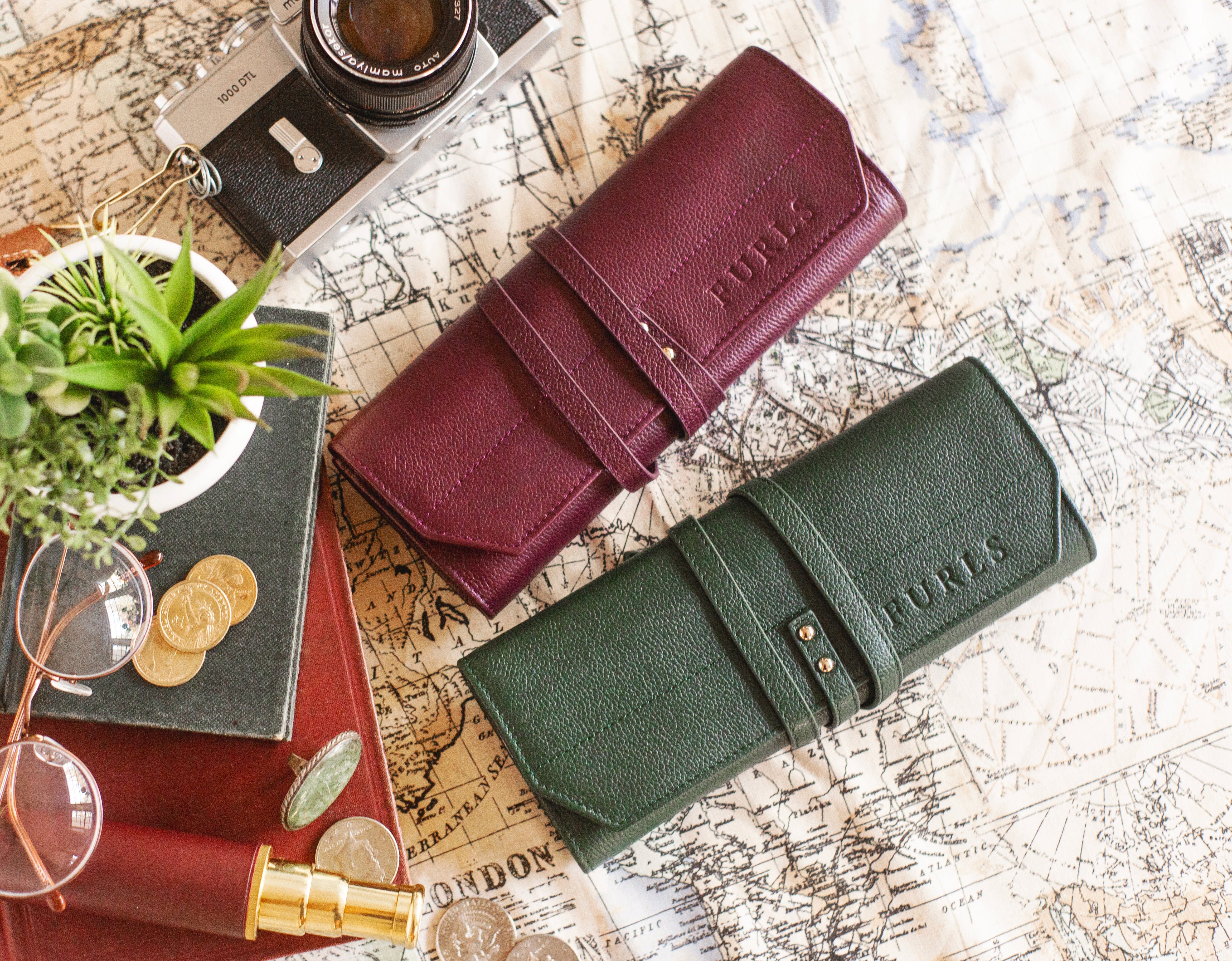 Venture Leather Travel Roll – Crochet Hook Organizer – FurlsCrochet