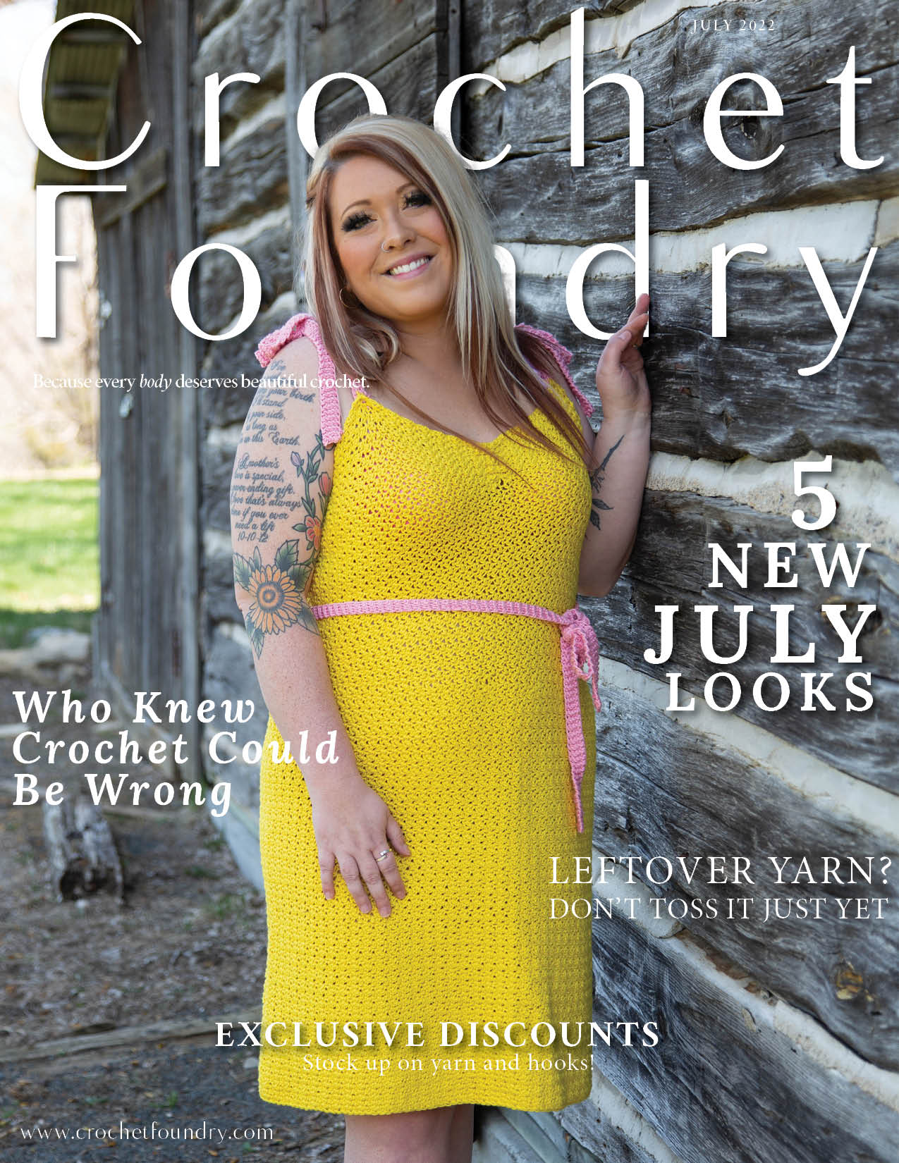 Crochet Foundry Digital Magazine Digital Pattern Furls July 2022 Digital Magazine
