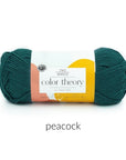 Lion Brand Yarn Color Theory Yarn FurlsCrochet Peacock 