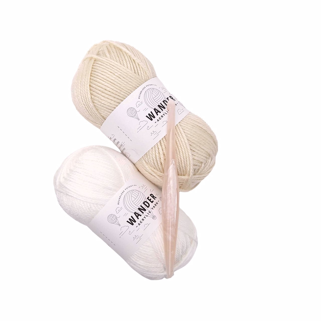 Frcolor 4pcs Knit Crochet Needle Hook Environmental Protection Wood Handle Carpet Repair Needle Hook for Woman Lady Female, Size: 7.48 x 3.15 x 1.38