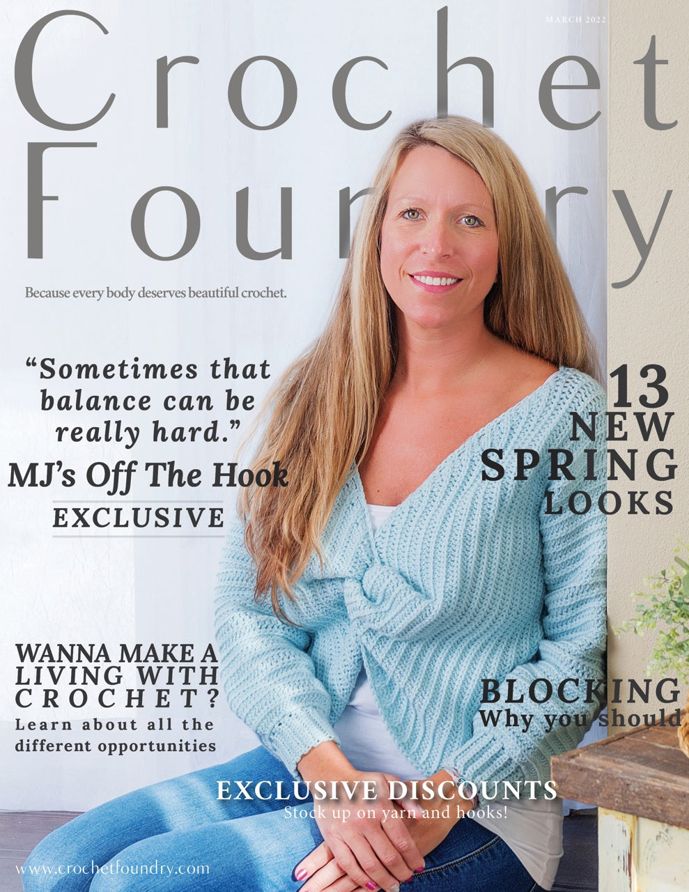 Crochet Foundry Digital Magazine Digital Pattern Furls Spring 2022 Digital Magazine