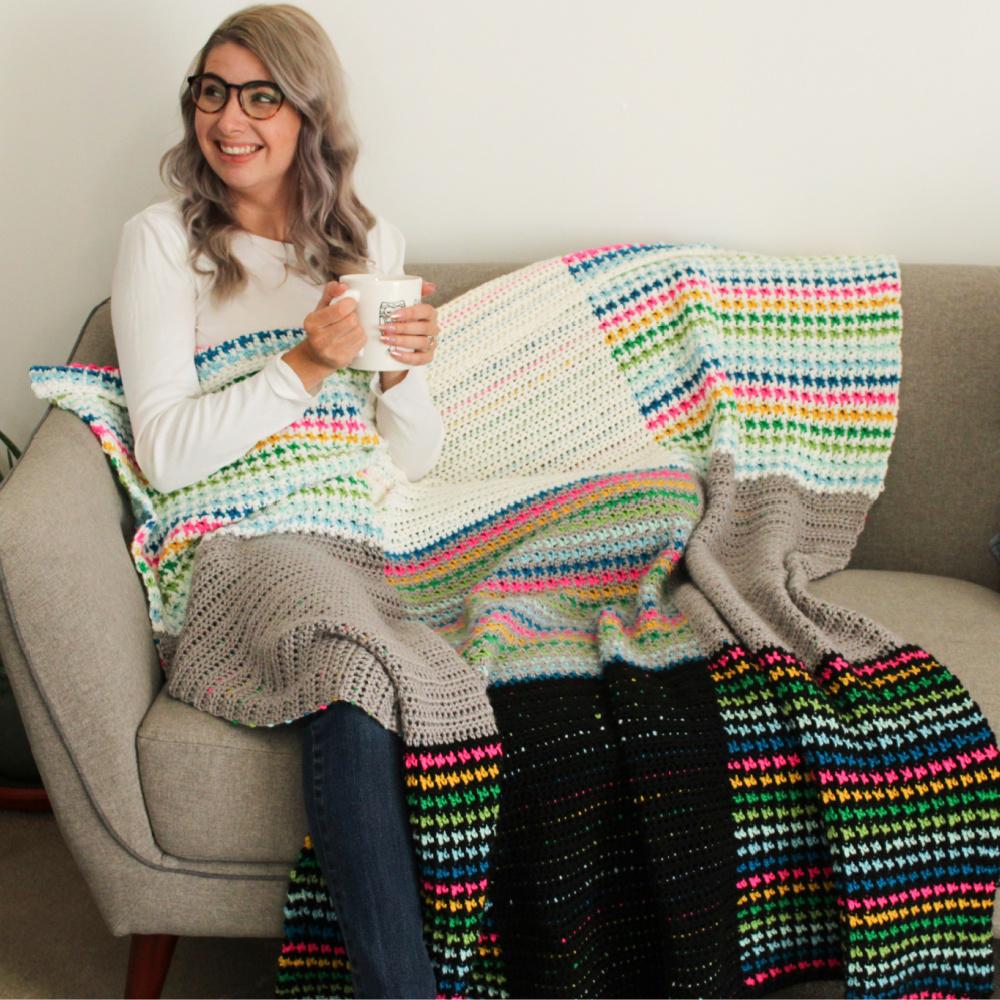 Free Crochet Blanket Pattern - Parielle Throw