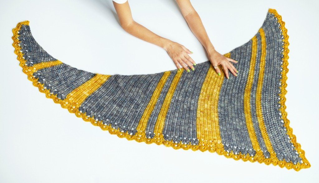 Asymmetrical Crochet Shawl