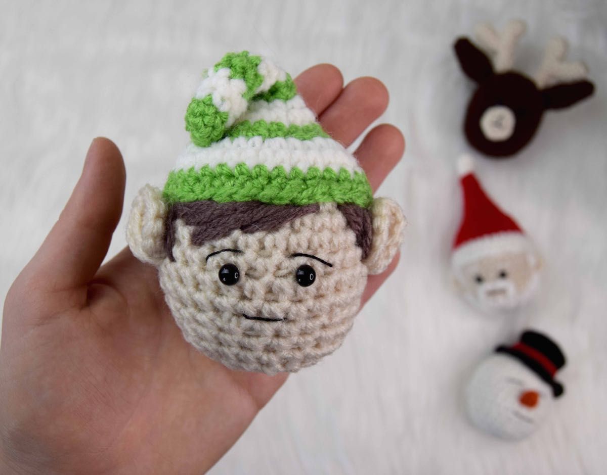 Free Crochet Ornaments- Elf