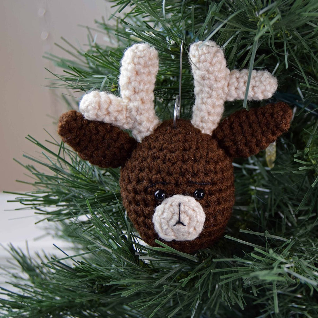 Free Crochet Ornaments- Reindeer