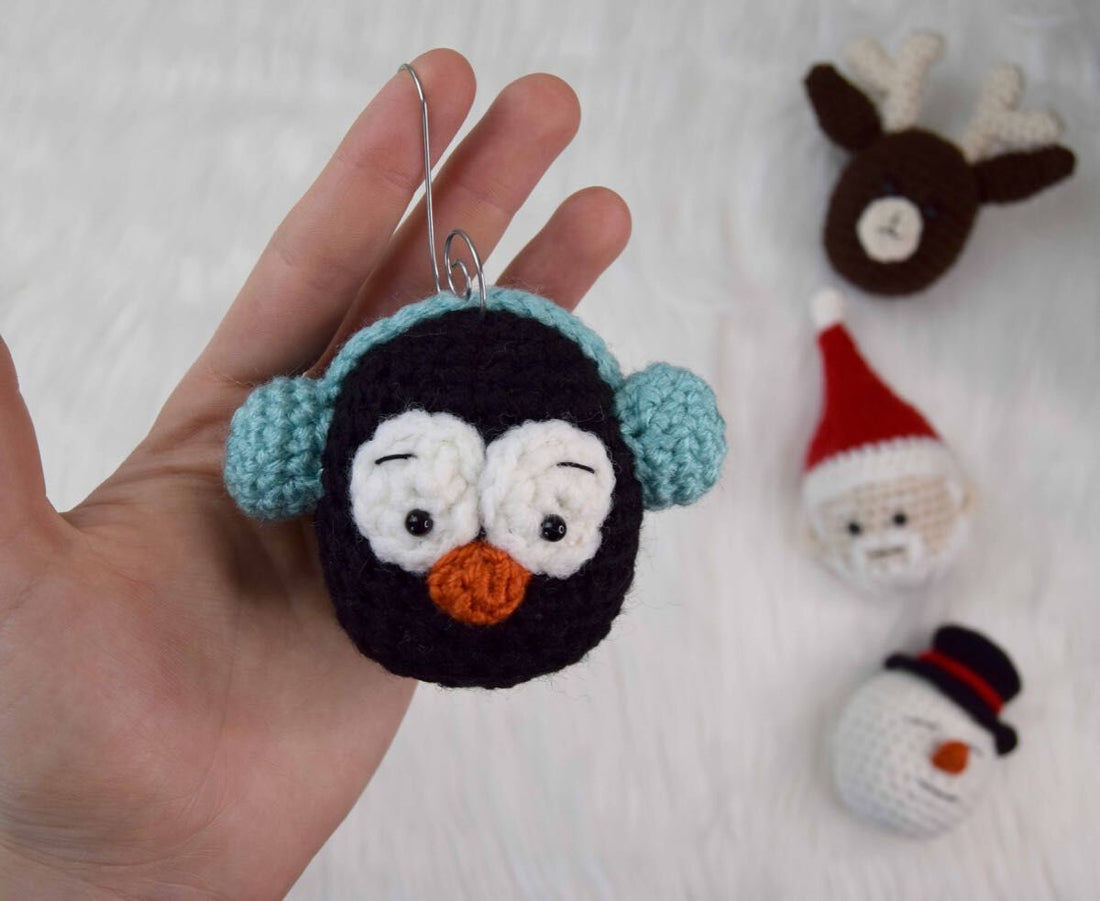 Free Crochet Ornaments- Penguin