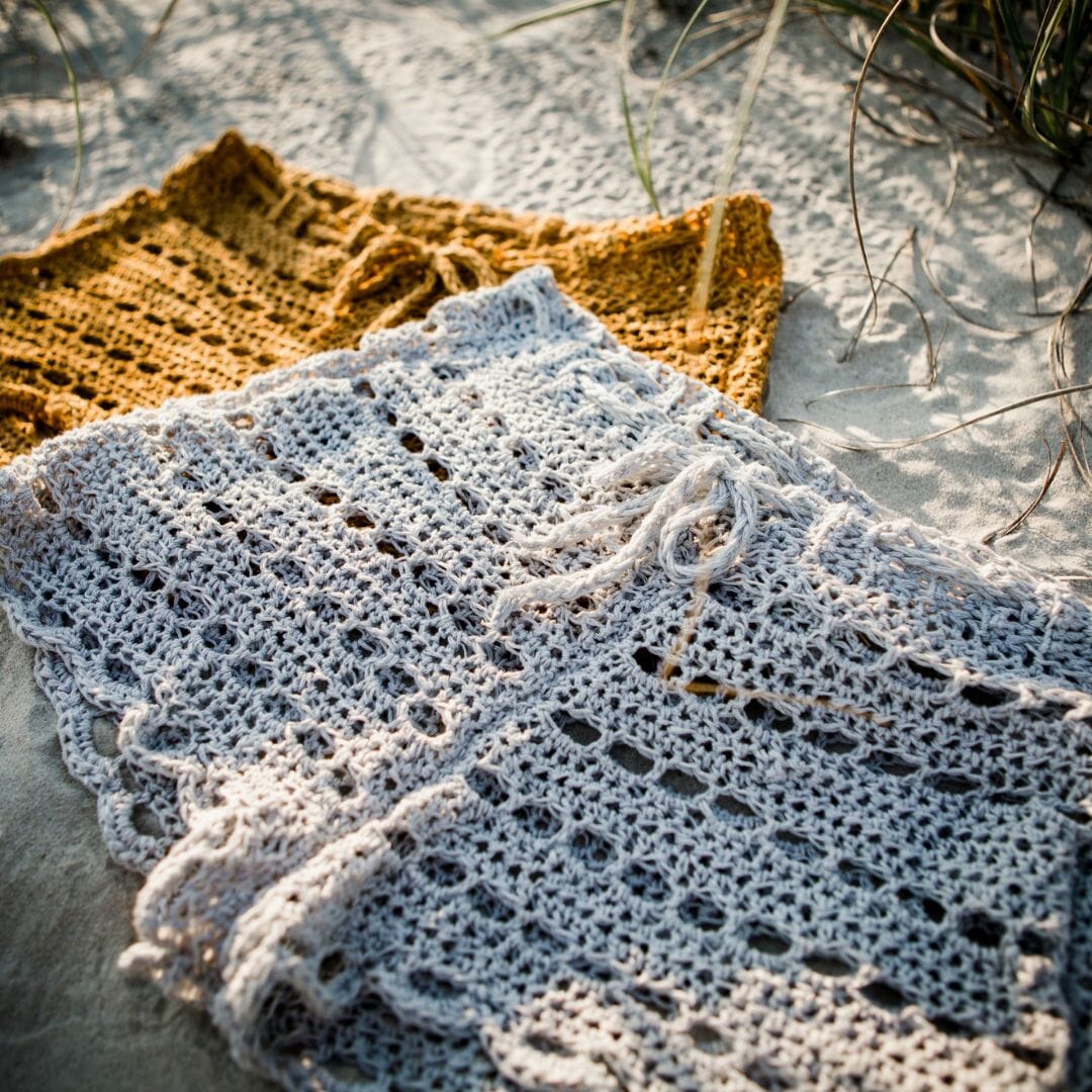 Free Crochet Pattern: Lacy Shorts Beach Cover Up