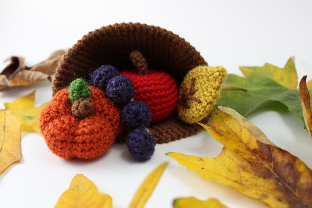 Free Crochet Thanksgiving Cornucopia