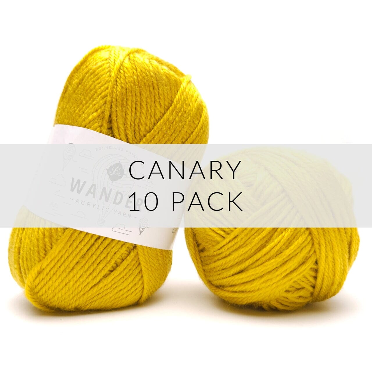10 Pack Wander Acrylic Yarn Yarn FurlsCrochet Canary 