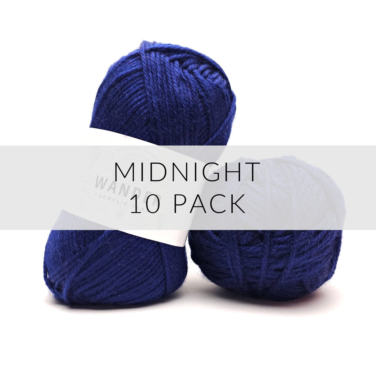 10 Pack Wander Acrylic Yarn Yarn FurlsCrochet Midnight 