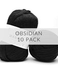10 Pack Wander Acrylic Yarn Yarn FurlsCrochet Obsidian 