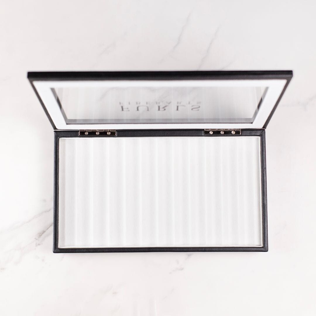 12 Hook Collector Display Case in Black Leather – FurlsCrochet