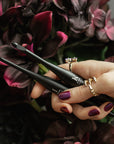 Onyx Streamline Metal Crochet Hooks Metal Streamline FurlsCrochet Matte 3.50mm (E) 