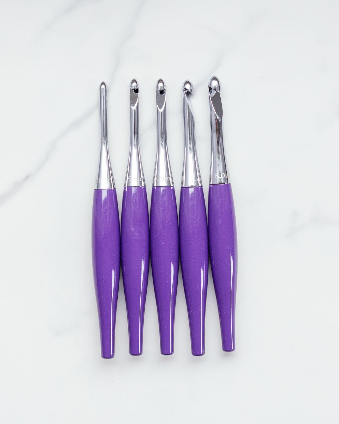 Odyssey® II Crochet Hook in Aubergine FurlsCrochet 3.50mm (E) 