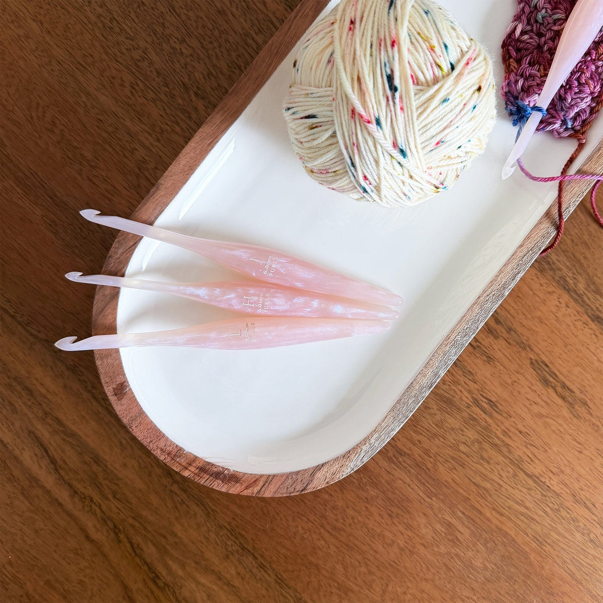 Apparition Streamline® Resin Crochet Hook Streamline Resin FurlsCrochet 