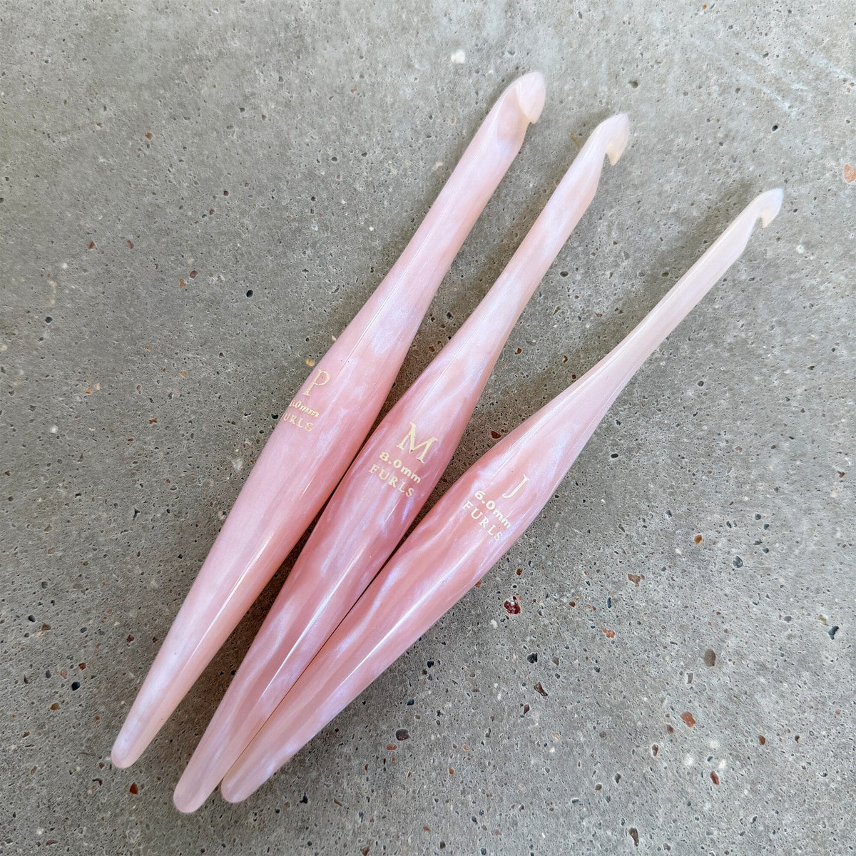Apparition Streamline® Resin Crochet Hook Streamline Resin FurlsCrochet 