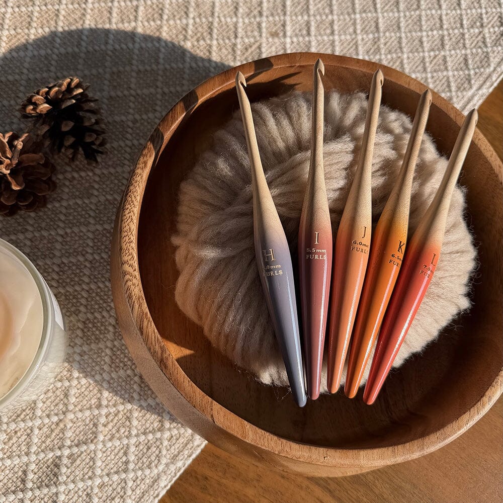 Autumn Fade Streamline® Wood Crochet Hooks – FurlsCrochet