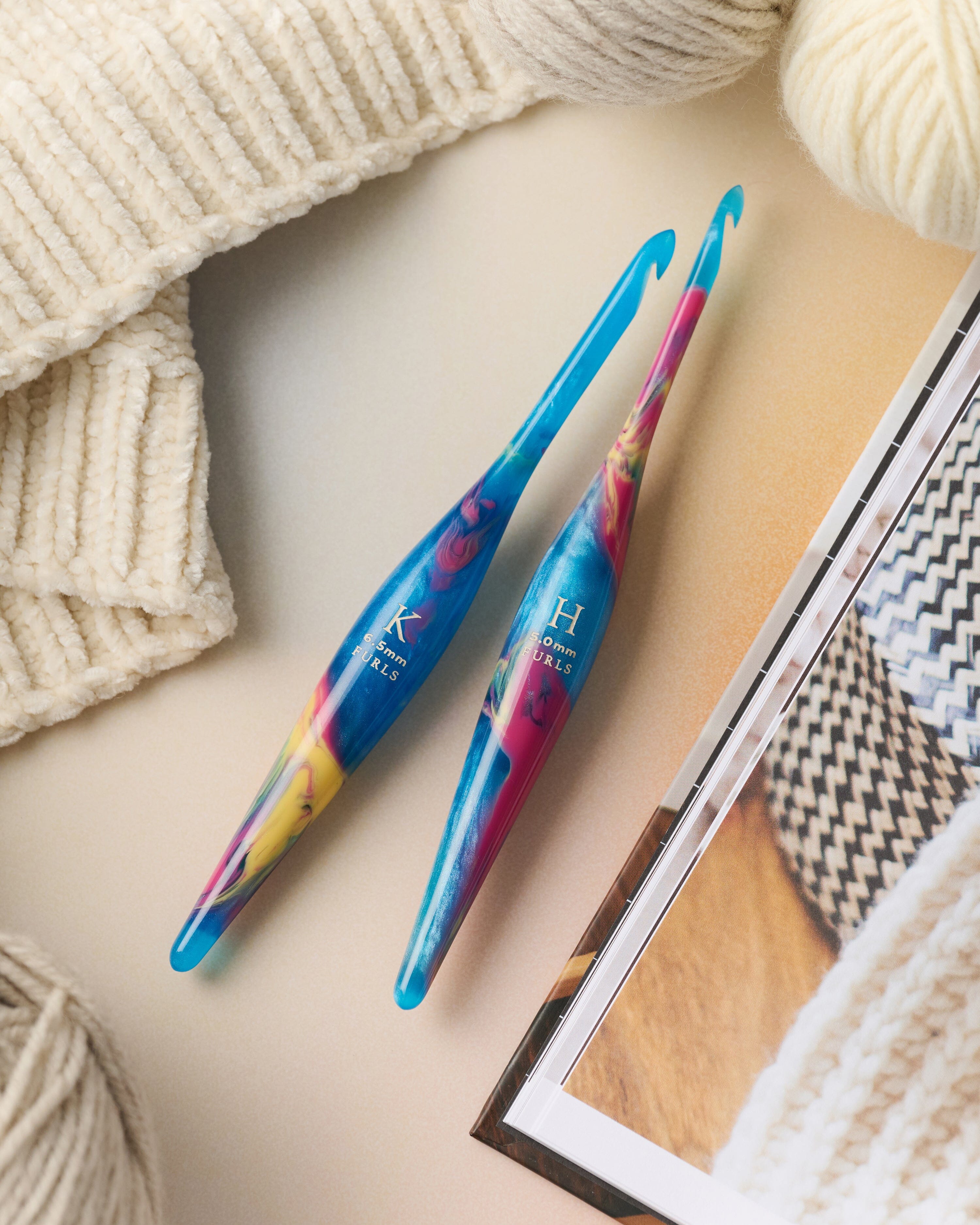 Stratosphere Streamline® Resin Crochet Hook – FurlsCrochet