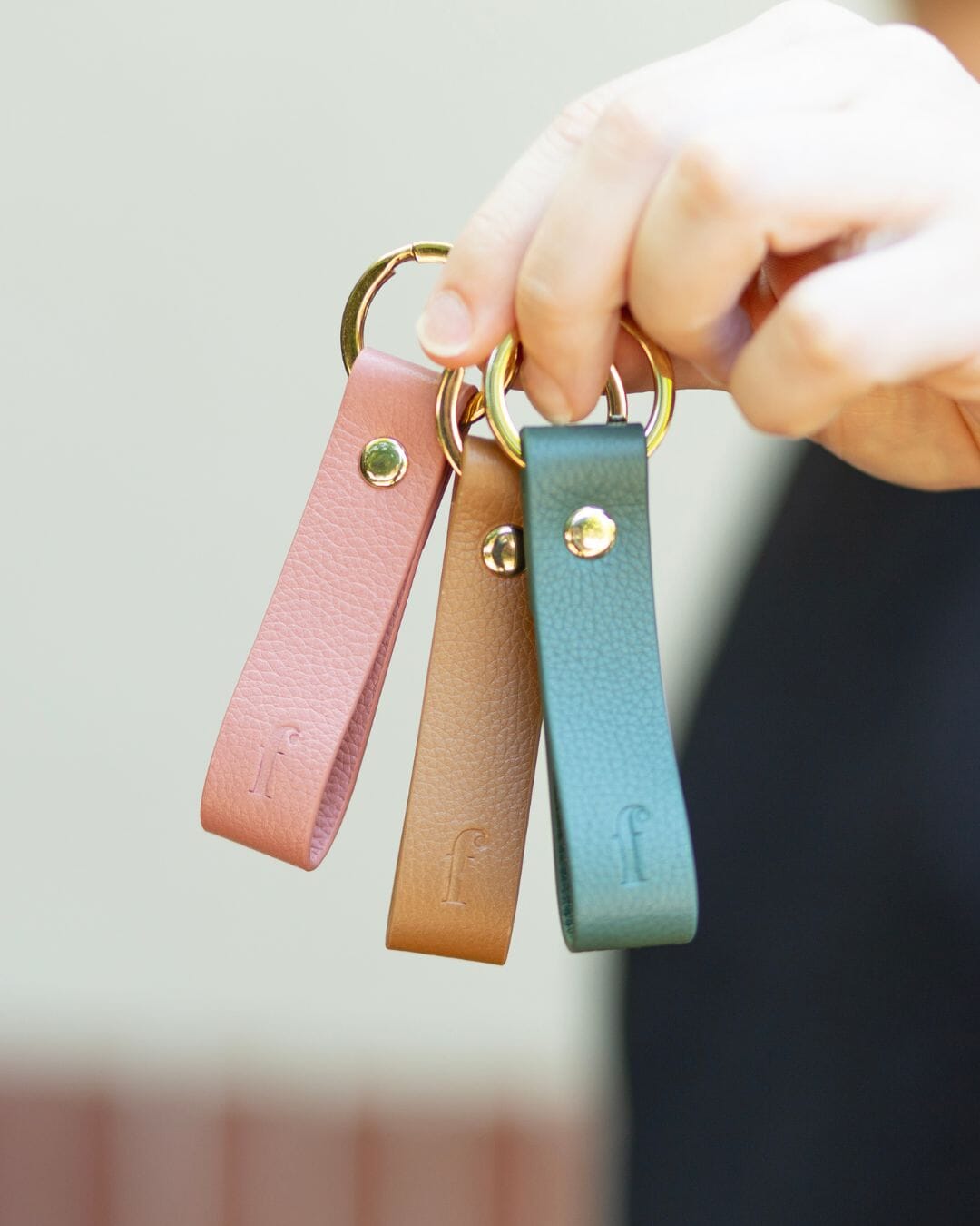 Amity Leather Keychain General Merchandise FurlsCrochet 