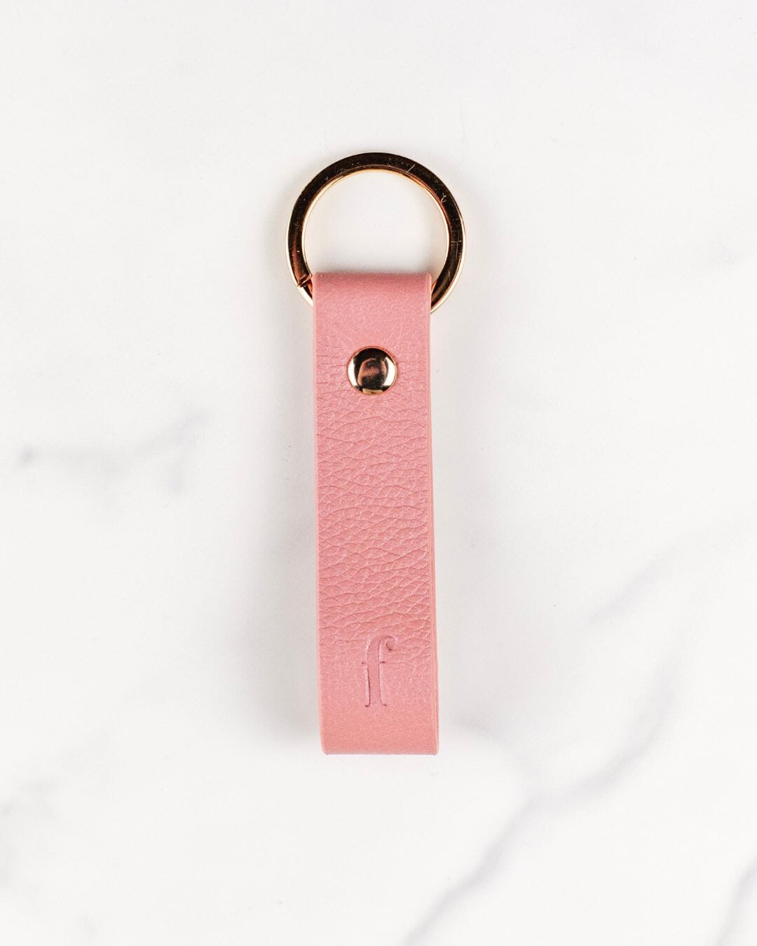 Amity Leather Keychain General Merchandise FurlsCrochet Pink 