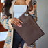 Blair Leather Hook Clutch Travel Accessories FurlsCrochet 