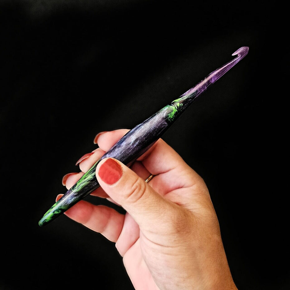 Borealis Streamline Galaxy Ergonomic Crochet Hooks Furls Crochet