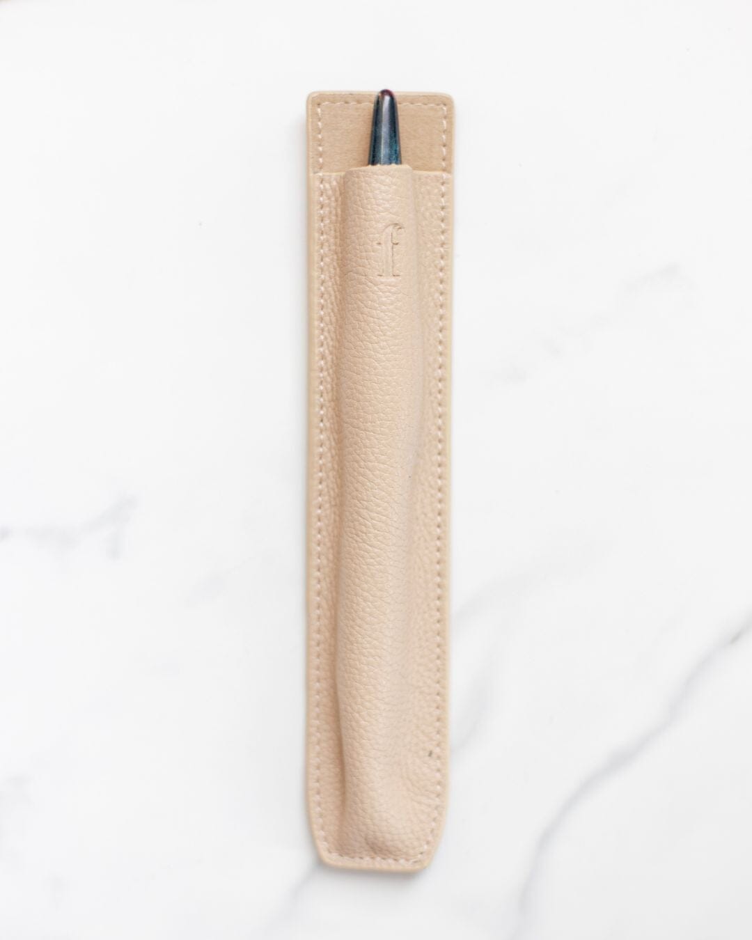 Companion Crochet Hook Sleeve in Leather Travel Accessories FurlsCrochet Beige 