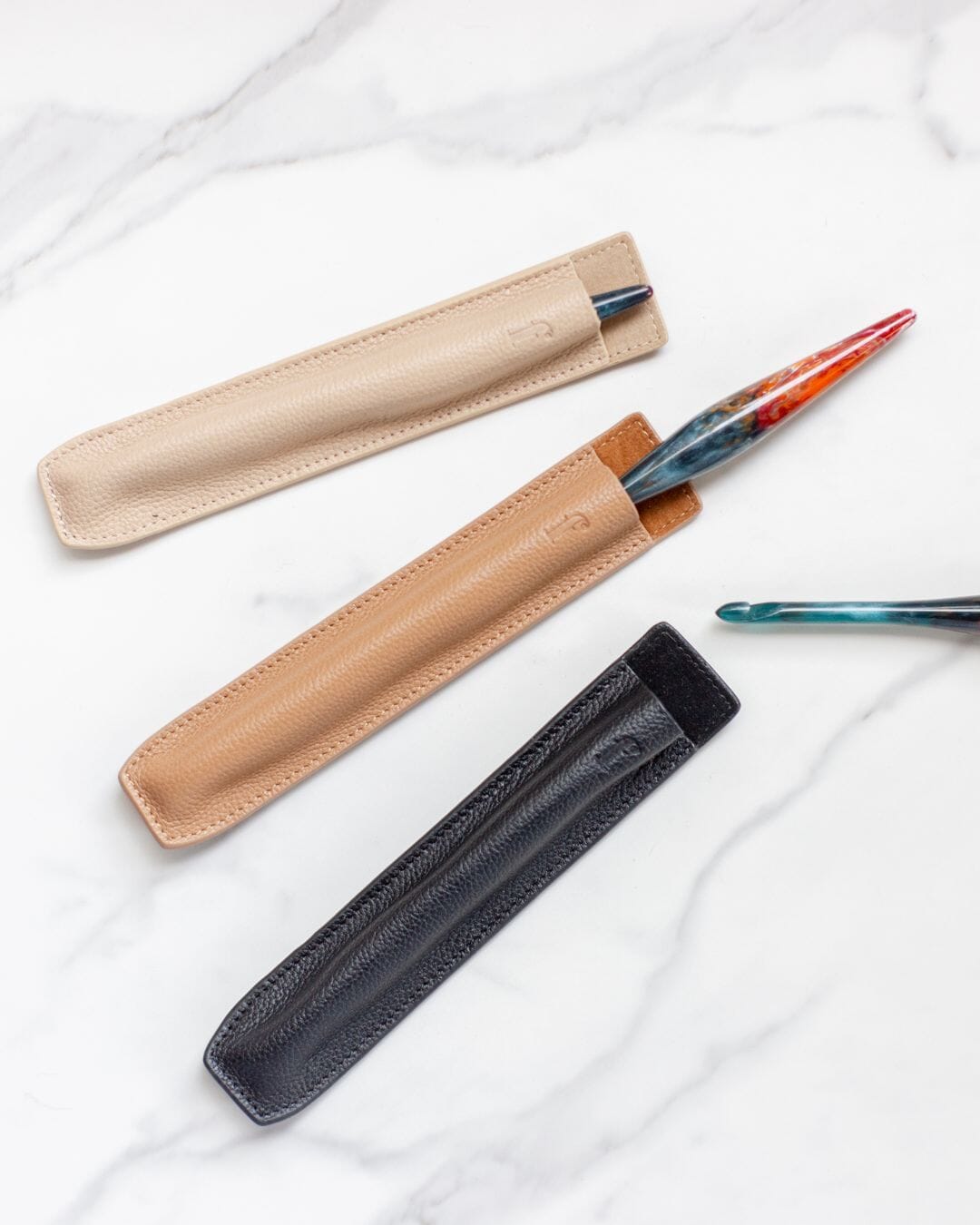 Companion Crochet Hook Sleeve in Leather Travel Accessories FurlsCrochet 