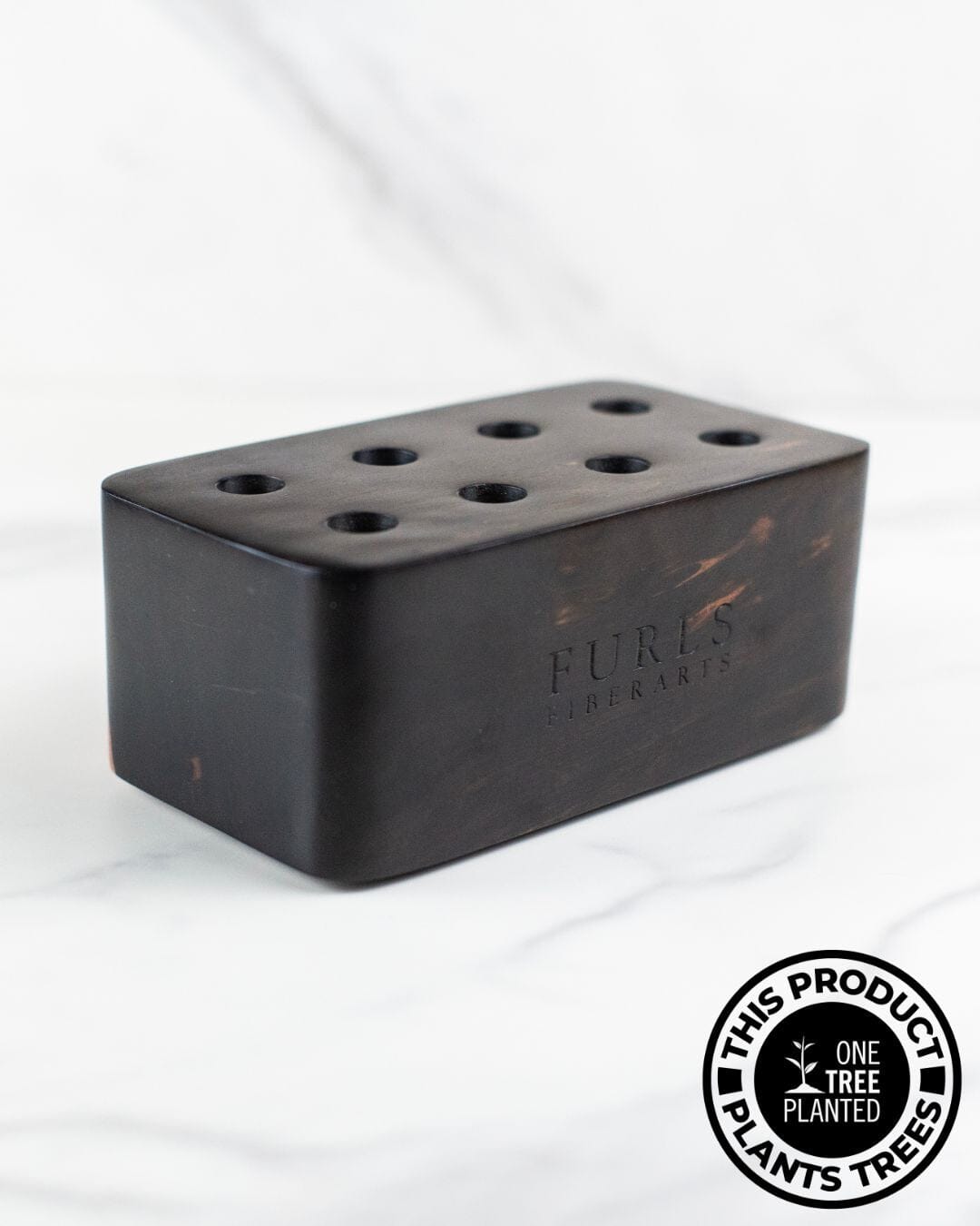 Limited Edition Eight Hook Standing Display in Ebony Storage and Display FurlsCrochet 