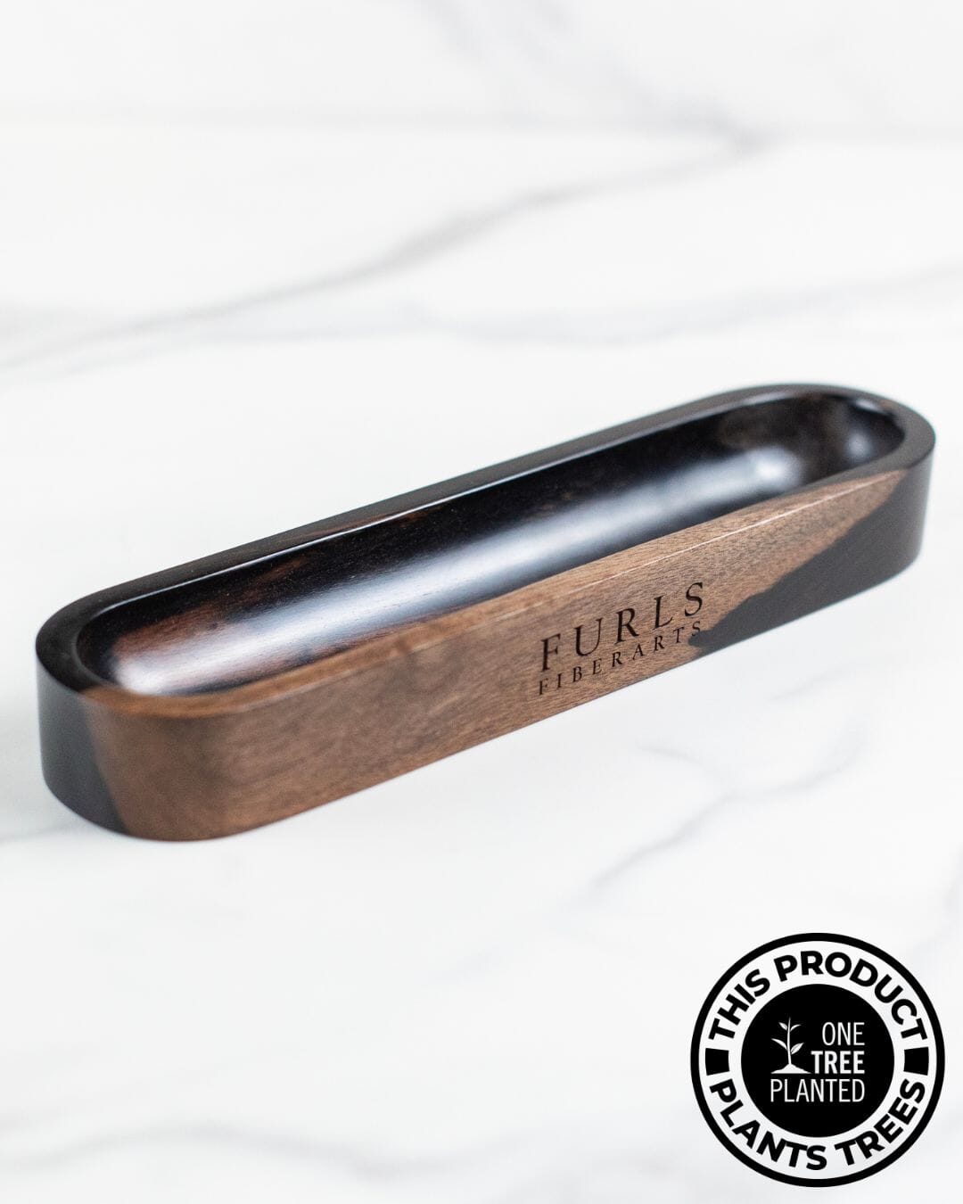 Ebony Single Hook Tray FurlsCrochet 