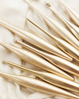 Gold Streamline Metal Crochet Hooks Metal Streamline FurlsCrochet 