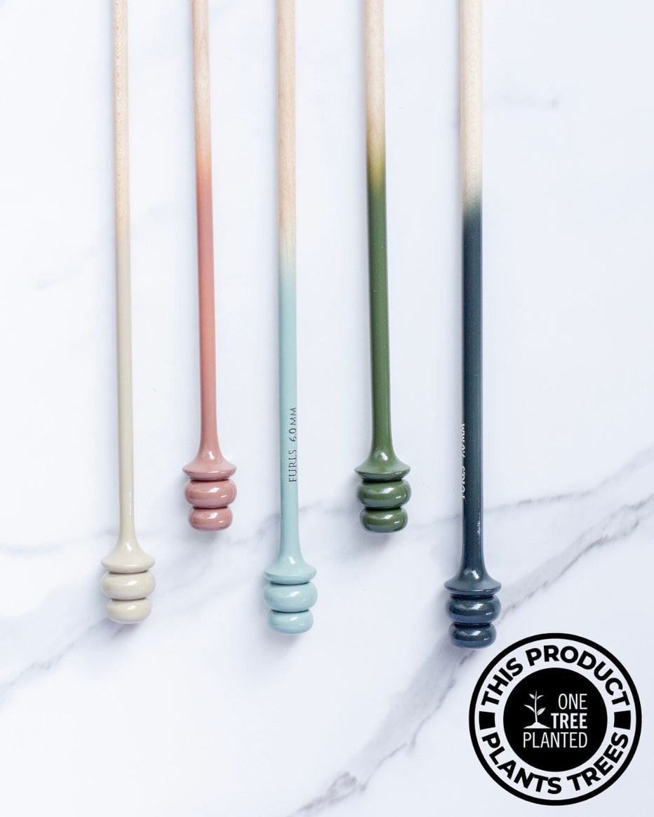 Limited Edition Tunisian Crochet Hook in Maple Ombre – FurlsCrochet