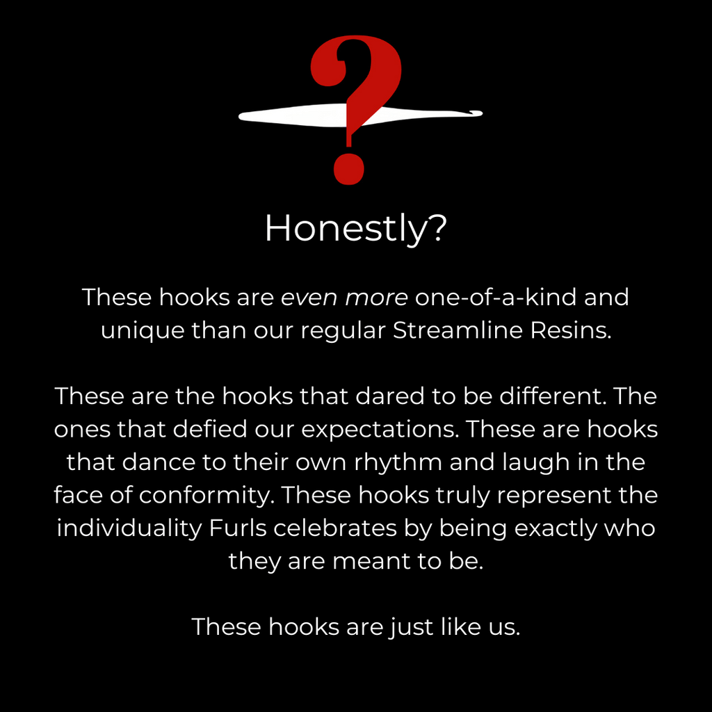 Mystery Seconds Streamline Resin Crochet Hooks Furls Crochet